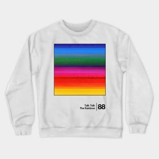 The Rainbow / Minimal Style Graphic Artwork Design Crewneck Sweatshirt